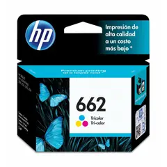 HP - Cartucho de Tinta 662 Tricolor Original