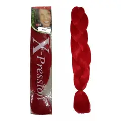 GENERICO - KANEKALON PARA EXTENSIONES Y TRENZAS - ROJO -