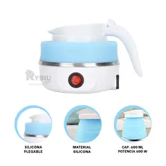 GENERICO - Maquina Segura de Agua 600ml Celeste Y+Banderitas Adhesivas