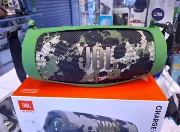 FUNDA CASE DE SILICONA VERDE PARA JBL CHARGE 5