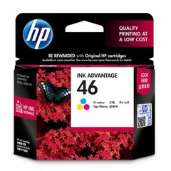 HP - Cartucho de Tinta 46 Tricolor Original