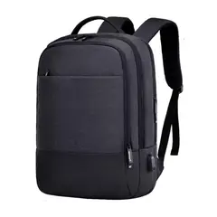 GENERICO - Mochila de Viaje Ziper para Cabina USB Grafito