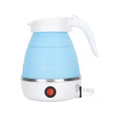 GENERICO - Hervidero Portatil de 600ml en Celeste Y+Papel de Regalo