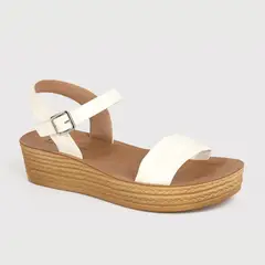 STHEF - Sandalias con correa Mujer 7755 BLANCO-STHEF