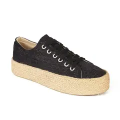 STHEF - Alpargata para mujer - NEGRO