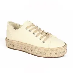 STHEF - Alpargata para mujer - CREMA