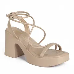 STHEF - Zapato Plataforma para mujer - BEIGE