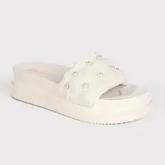 STHEF - Sandalia casual para mujer - BLANCO