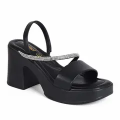 STHEF - SANDALIA MUJER CASUAL NEGRO 7829