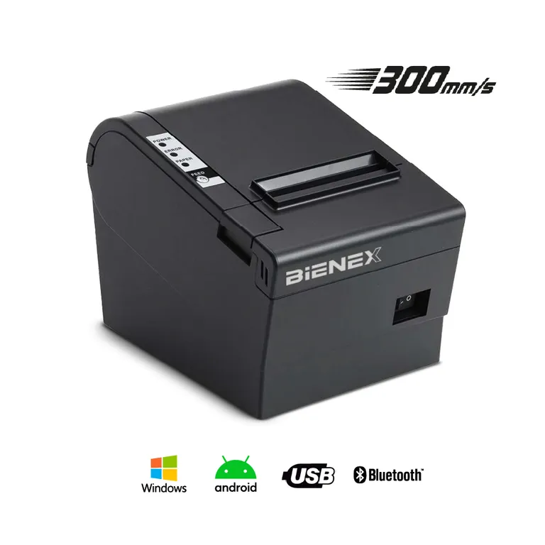 Impresora ticketera termica 80mm BLUETOOTH ETHERNET USB 80mm