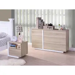 TU MESITA - Cómoda Clásica Napoli 6 cajones color Roble