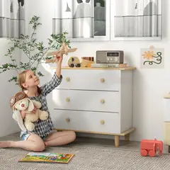 TU MESITA - Cómoda Infantil Bimbo color BlancoDuna
