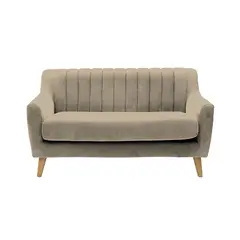 BARAKA HOME - Sofá Vintage Louth Cong 3 Cuerpos - Beige Claro