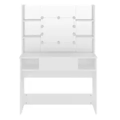 TU MESITA - Tocador Juvenil Olimpia color Blanco 1 cajón mas espejo