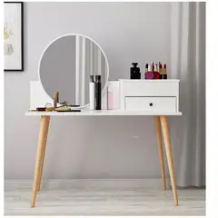 TU MESITA - Tocador Vintage Aria color Blanco 1 cajón 1 puerta