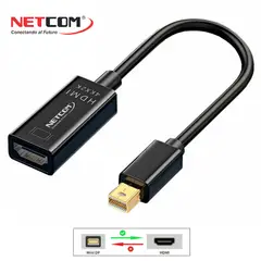 NETCOM - Adaptador Convertidor Mini DisplayPort a HDMI 4K 60Hz