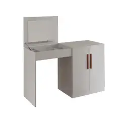 TU MESITA - Tocador Moderno Fabiana color Marrón 3 puertas