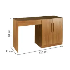 TU MESITA - Tocador Moderno Fabiana color Blanco 3 puertas