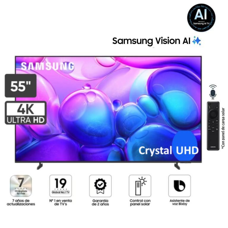 Televisor 55 Crystal UHD Tizen Os Smart UN55DU8000