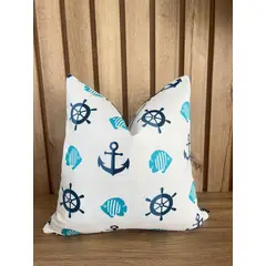 MAP DESIGN HOME - Funda De Cojin Deco Marino 45 x 45 cm