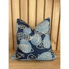 MAP DESIGN HOME - Funda De Cojin Deco Peces 45 x 45 cm