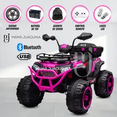 GENERICO - Cuatrimoto a Batería Musical «ZAYDEN» Purple