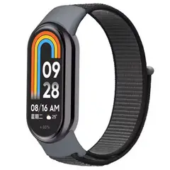 GENERICO - CORREA NYLON PARA XIAOMI BAND 8 GRIS