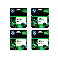 HP - Kit Tinta 954XL Cyan Magenta Amarillo Negro