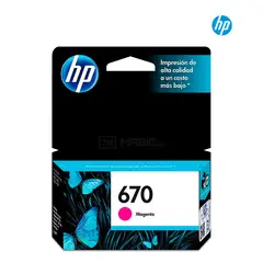 HP - CARTUCHO DE TINTA 670 MAGENTA
