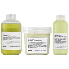 DAVINES - Shampoo Hidratante 250ml + Acondicionador + Crema Momo