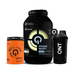 QNT - Proteina Prime Whey 4.4 Lb Vainilla + Creatina 300g + Shaker