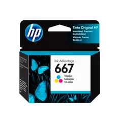 HP - CARTUCHO DE TINTA 667 TRICOLOR PARA INK ADVANTAGE 6000 PN 3YM78AL