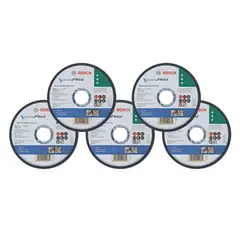 BOSCH - Pack 5 Discos Corte de Metal 4.5 " Standard 115x1mm