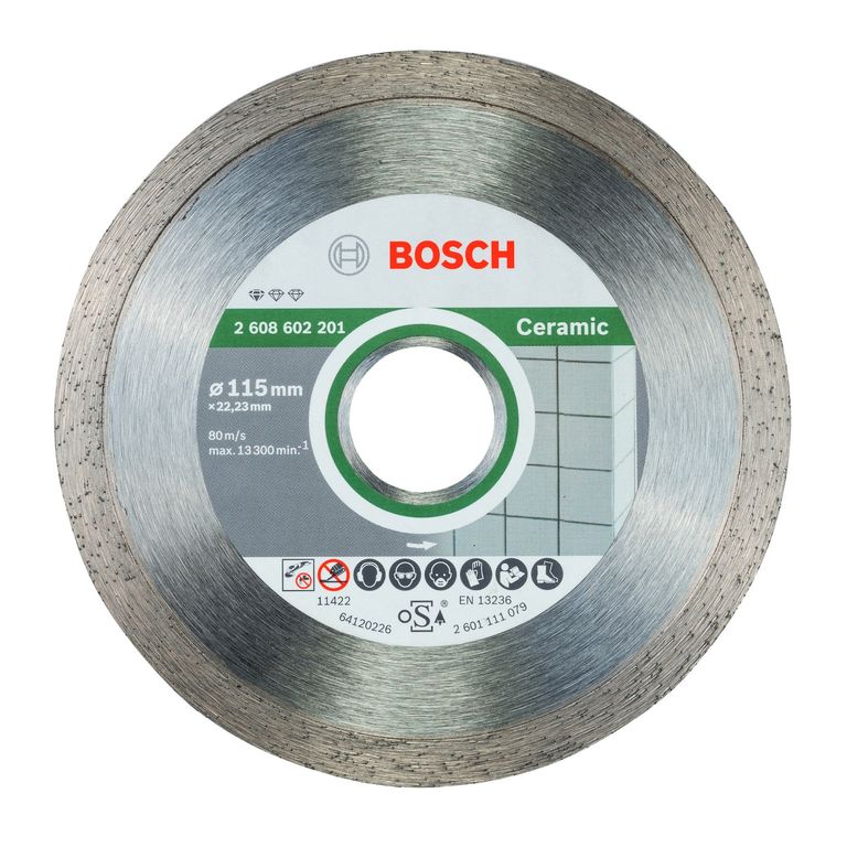 Disco de corte de Diamante Standard para Cerámico 4 1/2 "