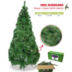 GENERICO - Árbol de navidad de 2 10mt. Rama x rama Semi coposo