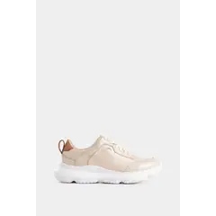 VELEZ - Vélez Tenis Mori 3 De Cuero Mujer Silueta Deportiva Dorado