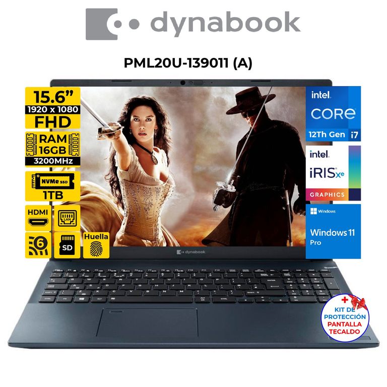 I7-12Th Pantalla 156 FHD 16GB 1TB Windows 11Pro