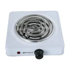 IMACO - Cocina Eléctrica 1 Hornilla HP-1000 Blanco.