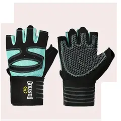 GENERICO - Guantes Deportivo para Pesas con Muñequera Talla s