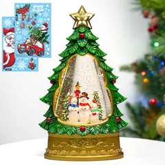 GENERICO - Adorno Navideño Lámpara Musical de Agua Modelo Muñecos de Nieve