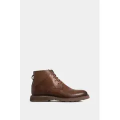 Velez - Vélez Botas Placa 2 Cuero Hombre Suela Tractorada Miel