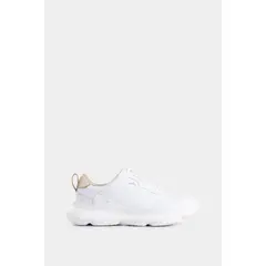 VELEZ - Vélez Tenis Mori 3 De Cuero Mujer Silueta Deportiva Blanco