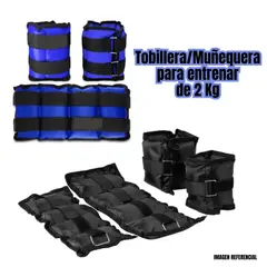 GENERICO - Pesas Tobilleras Peso de 2 Kg