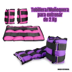 GENERICO - Pesas Tobilleras Peso de 2 Kg
