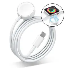 GENERICO - Cargador Magnético Para Apple Watch Cable Tipo C Usb-C 1m