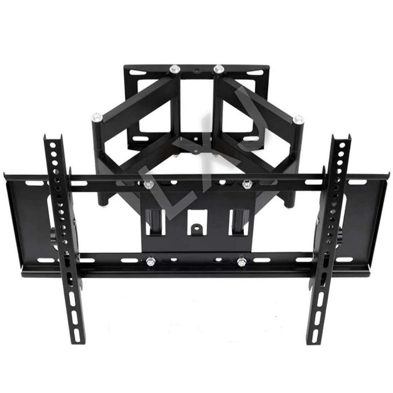 Rack tv soporte móvil plegable de 3 giros(doble brazo)40"-80"-negro..