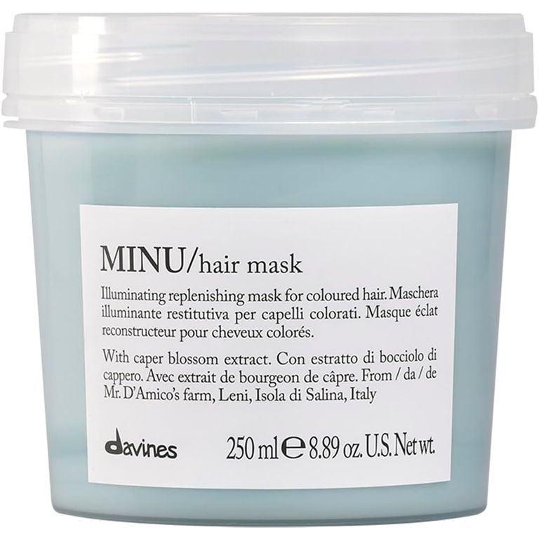 Mascarilla Iluminadora para Cabello Teñido Minu 250ml