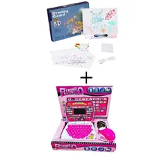 GENERICO - MINI LAPTOP EDUCATIVA con mouse MAS PIZARRA DE DIBUJO 3D