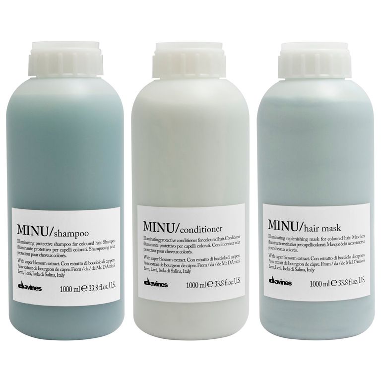 Shampoo Iluminador 1000ml + Acondicionador + Mascarilla Minu