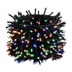 GENERICO - TIRA DE 100 LUCES LED NAVIDEÑAS MULTICOLOR